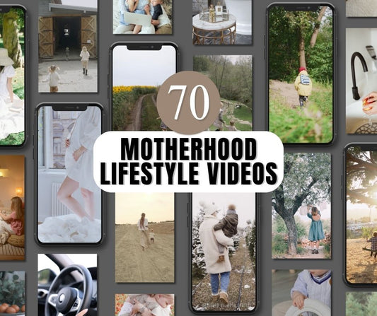 Mum Faceless Lifestyle Aesthetic Stock Videos